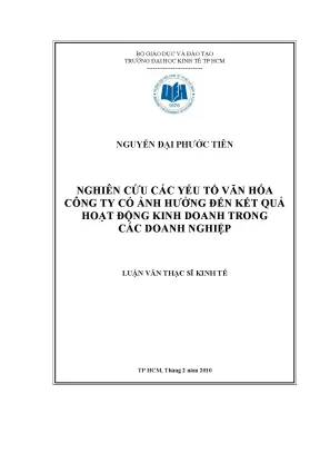 Möùc ñoä haøi loøng coâng vieäc cuûa nhaân vieân vaø söï gaén keát cuûa hoï trong caùc doanh nghieäp khu coâng nghieäp soùng thaàn bình döông