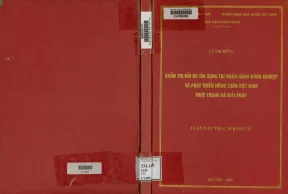 Quản trị rủi ro tín dụng tại ngân hàng nông nghiệp và phát triển nông thôn việt nam thực trạng và giải pháp