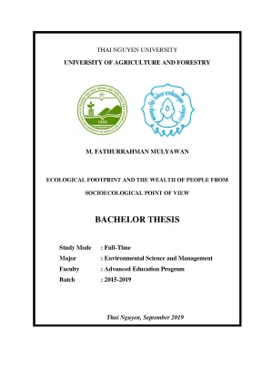 Ecological footprint and the wealth of people from socioecological point of view 2