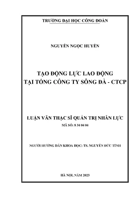 Tạo động lực lao động tại tổng công ty sông đà ctcp