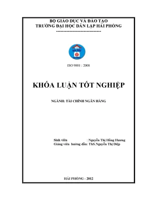 Giải pháp nâng cao hiệu quả huy động vốn tại ngân hàng thương mại cổ phần ngoại thương việt nam chi nhánh hải phòng