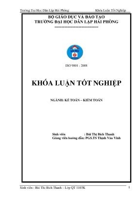 Hoàn thiện công tác kế toán tập hợp chi phí và tính giá thành tại công ty cổ phần thương mại và đầu tư xây dựng hà trang
