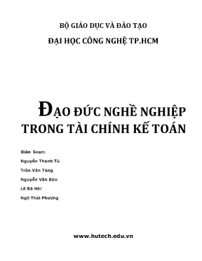 Đạo đức nghề nghiệp trong tài chính kế toán