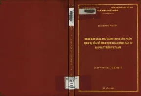 Nâng cao năng lực cạnh tranh sản phẩm dịch vụ của sở giao dịch ngân hàng đầu tư và phát triển việt nam