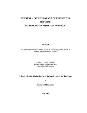 Accrual accounting and public sector reform