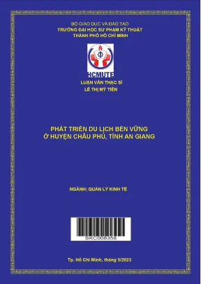 Phát triển du lịch bền vững ở huyện châu phú tỉnh an giang