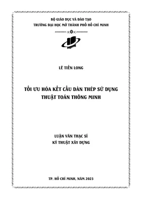 Tối ưu hóa kết cấu dàn thép sử dụng thuật toán thông minh