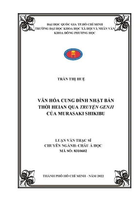 Văn hóa cung đình nhật bản thời heian qua truyện genji