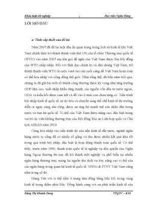 Giải pháp nâng cao hiệu quả hoạt động thanh toán quốc tế tại chi nhánh ngân hàng nông nghiệp và phát triển nông thôn tỉnh hưng yên