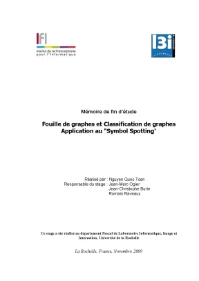 Luận văn thạc sĩ fouille de graphes et classification de graphes application au symbol spotting