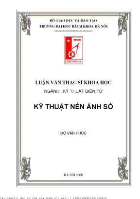 Kỹ thuật nén ảnh số