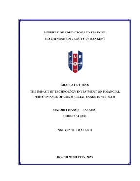 The impact of technology investment on financial performance of commercial banks in vietnam
