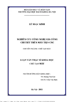 Nghiên ứu ông nghệ gia ông hi tiết trên máy tiện cnc