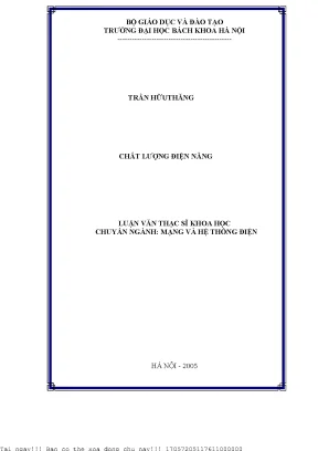 Chất lượng điện năng