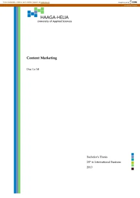 Sử dụng content marketing để quảng bá website cho một doanh nghiệp nhỏ