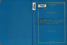 Giải pháp nhằm hạn chế rủi ro tín dụng tại ngân hàng thương mại cổ phần đại dương chi nhánh thăng long