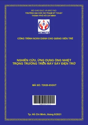 Đề tài nghiên cứu ứng dụng ống nhiệt trọng trường trên máy sấy điện trở