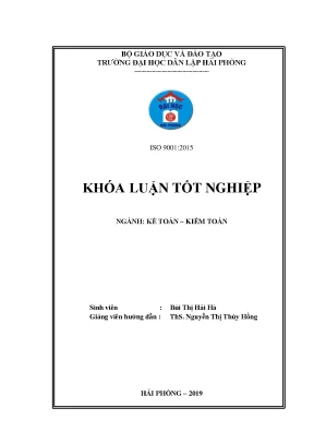 Luận văn tốt nghiệp hoàn thiện công tác kế toán doanh thu chi phí và xác định kết quả kinh doanh tại công ty cổ phần điện tử viễn thông kiến quốc