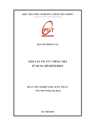 Tóm tắt tin tức tiếng việt sử dụng mô hình bert