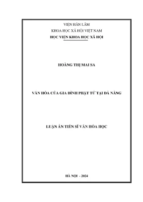 Văn hóa của gia đình phật tử tại đà nẵng