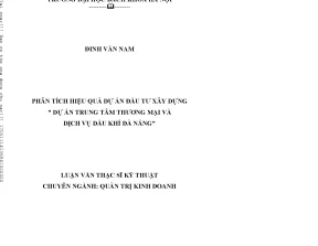 Phân tíh hiệu quả dự án đầu tư xây dựng dự án trung tâm thương mại và dịch vụ dầu khí đà nẵng