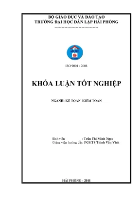 Hoàn thiện công tác kế toán doanh thu chi phí và xác định kết quả kinh doanh tại công ty cổ phần vận tải và dịch vụ điện lực