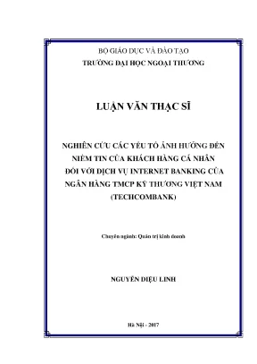 Luận văn thạc sĩ nâng cao chất lượng hoạt động tài trợ thương mại tại ngân hàng tmcp đầu tư phát triển việt nam chi nhánh sở giao dịch 3