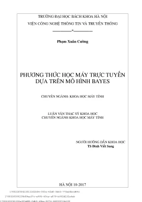 Phương thứ họ máy trự tuyến dựa trên mô hình bayes
