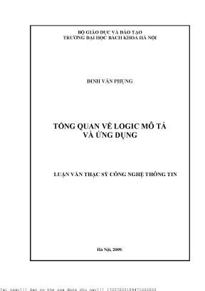 Tổng quan về logi mô tả và ứng dụng