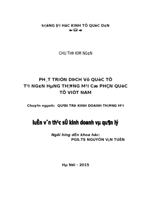 Phát triển dịch vụ quốc tế tại ngân hàng thương mại cổ phần quốc tế việt nam