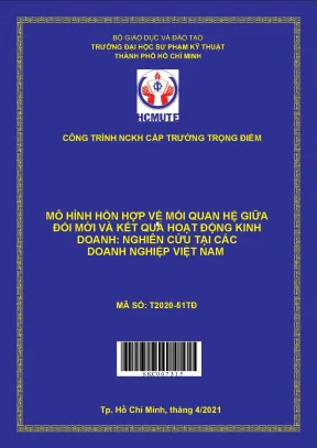 Đề tài mô hình hỗn hợp về mối quan hệ giữa đổi mới và kết quả hoạt động kinh doanh nghiên cứu tại các doanh nghiệp việt nam