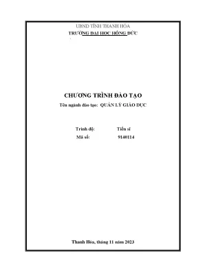 Quản lý giáo dục trong bối cảnh hiện nay educational management in the current c ontext full 10 điểm