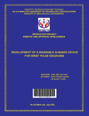 Development of a wearable ai based device for wrist pulse diagnosis