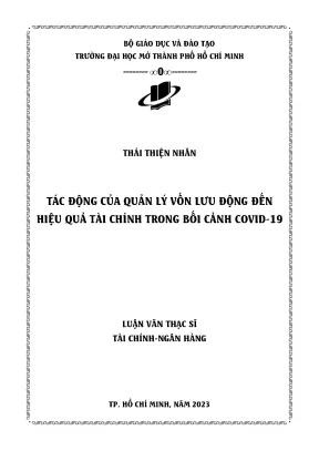 Tác động của quản lý vốn lưu động đến hiệu quả tài chính trong bối cảnh covid 19