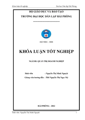 Một số giải pháp nâng cao hiệu quả sản xuất kinh doanh của công ty tnhh thương mại p h c