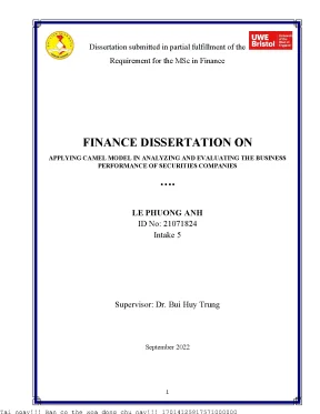 Applying camel model in analyzing and evaluating the business performance of securities companies