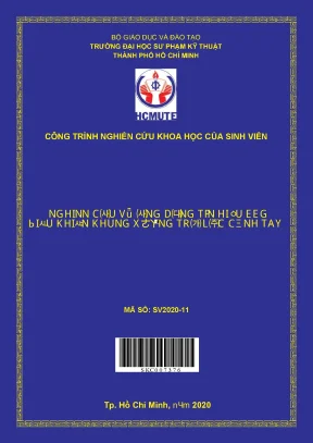 Đề tài nghiên cứu và ứng dụng tín hiệu eeg điều khiển khung xương trợ lực cánh tay