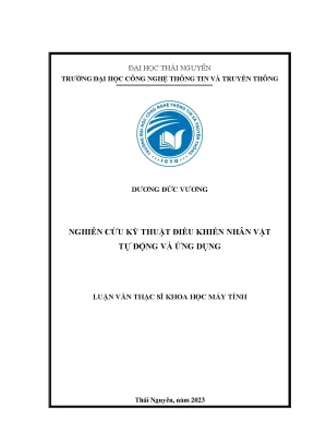 Nghiên cứu kỹ thuật điều khiển nhân vật tự động và ứng dụng