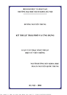 Kỹ thuật trải phổ và ứng dụng