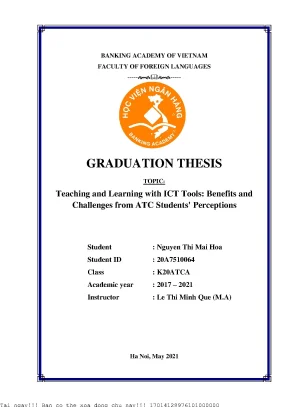 Teaching and learning with ict tools benefits and challenges from atc students perceptions