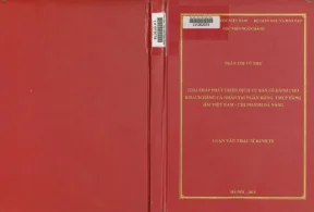 Giải pháp phát triển dịch vụ bán lẻ dành cho khách hàng cá nhân tại ngân hàng thương mại cổ phần hàng hải việt nam chi nhánh đà nẵng