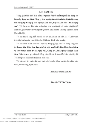 Nghiên ứu đề xuất mô hình công ty lâm nghiệp theo tiêu huẩn quản lý rừng bền vững tại công ty lâm nghiệp anh sơn huyện anh sơn tỉnh nghệ an