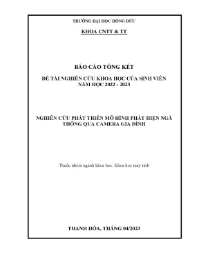 Nghiên cứu phát triển mô hình phát hiện ngã thông qua camera gia đình