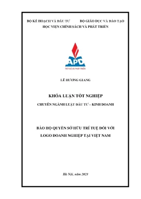 Bảo hộ quyền sở hữu trí tuệ đối với logo doanh nghiệp tại việt nam