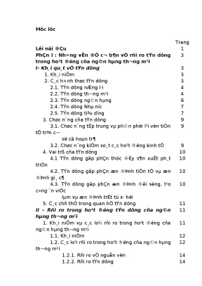 Một số giải pháp nhằm phòng ngừa và hạn chế rủi ro trong hoạt động tín dụng tại chi nhánh ngân hàng đầu tư và phát triển thanh trì 1