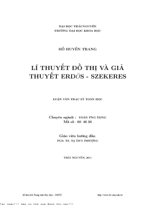 Lí thuyết đồ thị và bài toán erdos szekeres