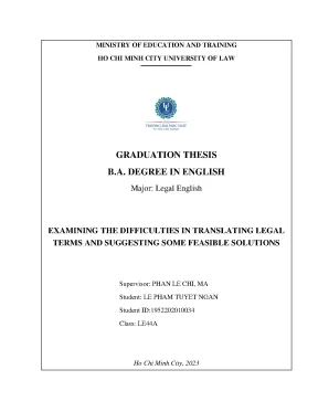 Examining the difficulties in translating legal terms and suggesting some feasible solutions