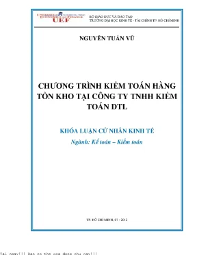 Chương trình kiểm toán hàng tồn kho tại công ty tnhh kiểm toán dtl