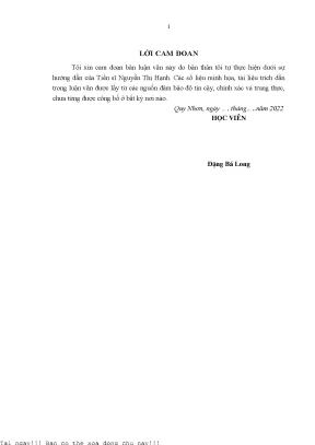 Tạo động lực làm việc cho công chức và người lao động tại cục dự trữ nhà nước khu vực nghĩa bình