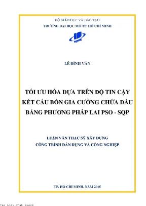 Tối ưu hóa dựa trên độ tin cậy kết cấu bồn gia cường chứa dầu bằng phương pháp lai pso sqp